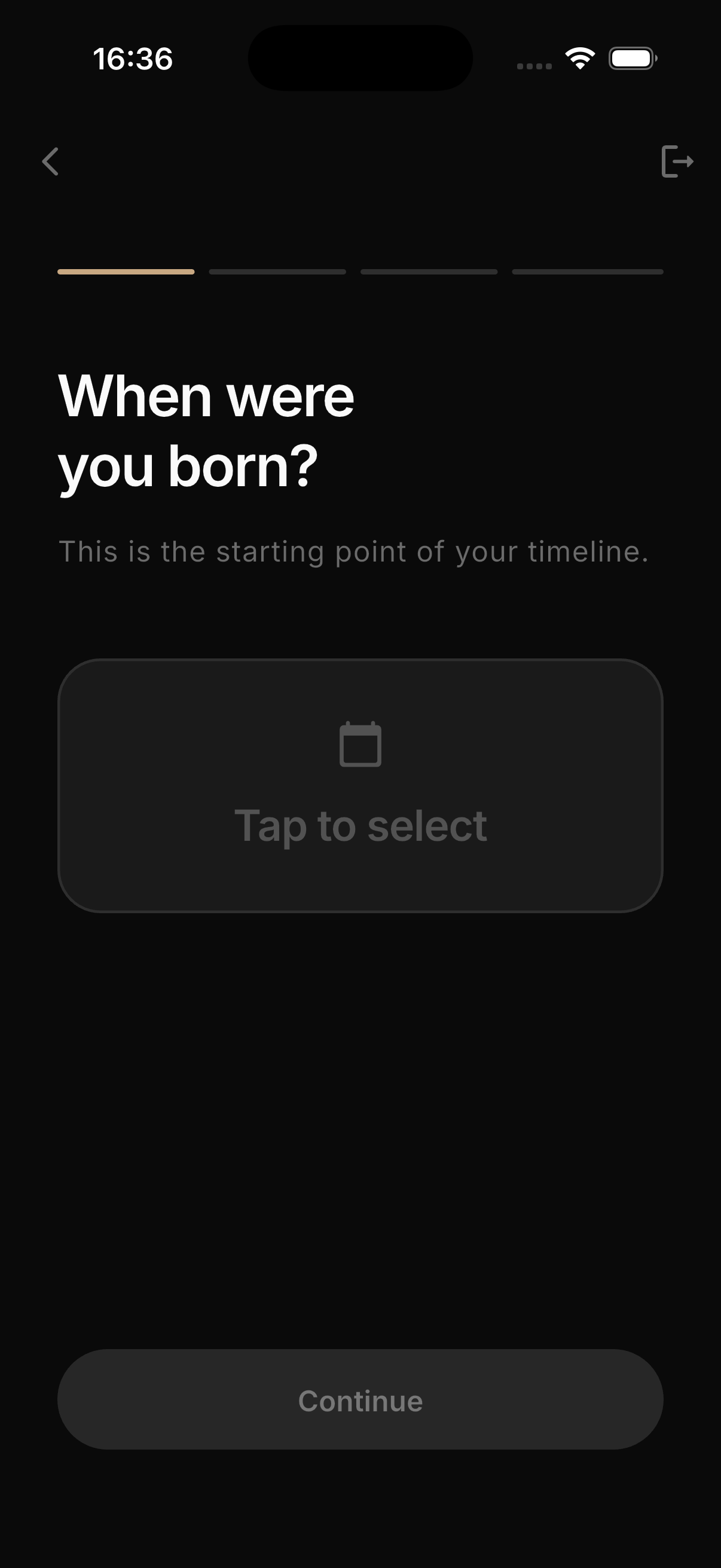LongGame — Onboarding
