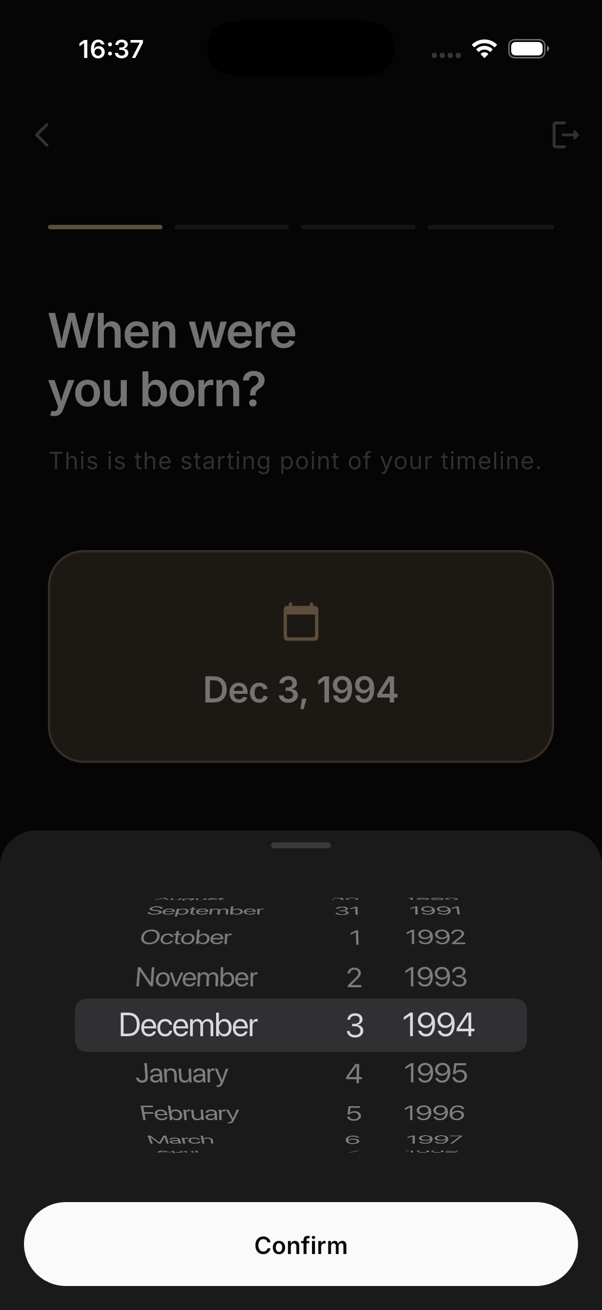 LongGame — Onboarding