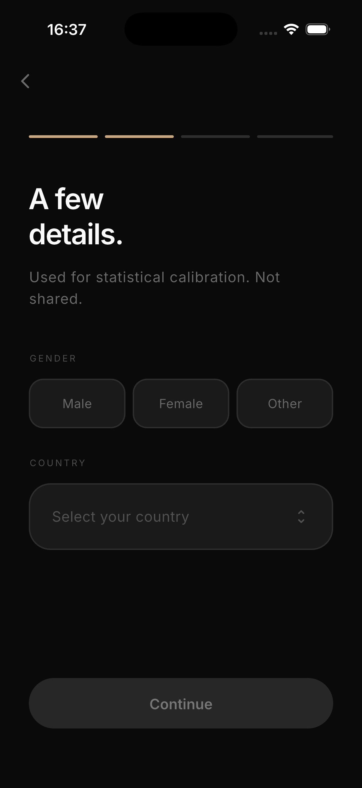 LongGame — Onboarding