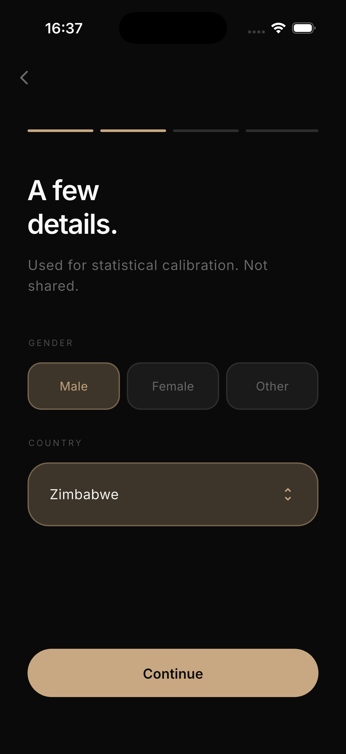 LongGame — Onboarding