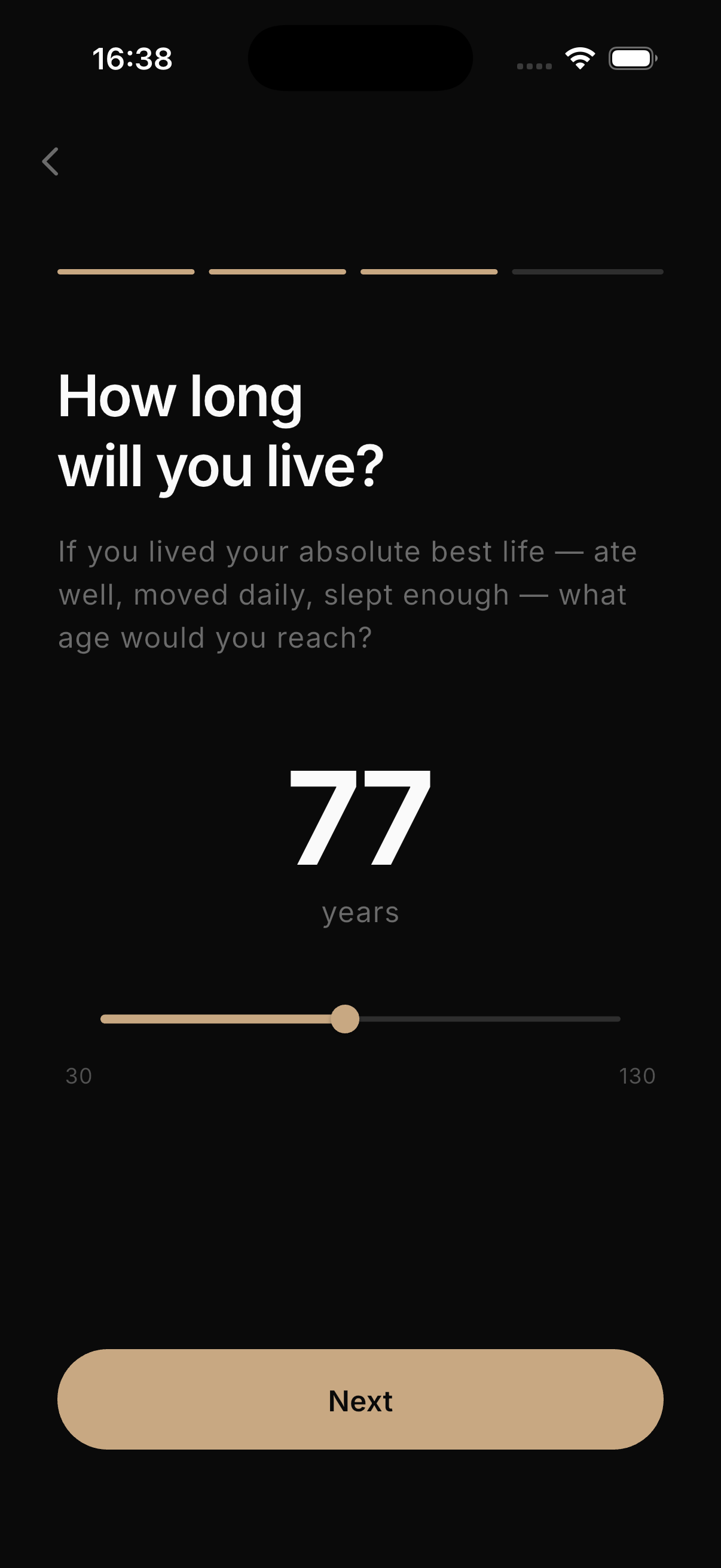 LongGame — Onboarding