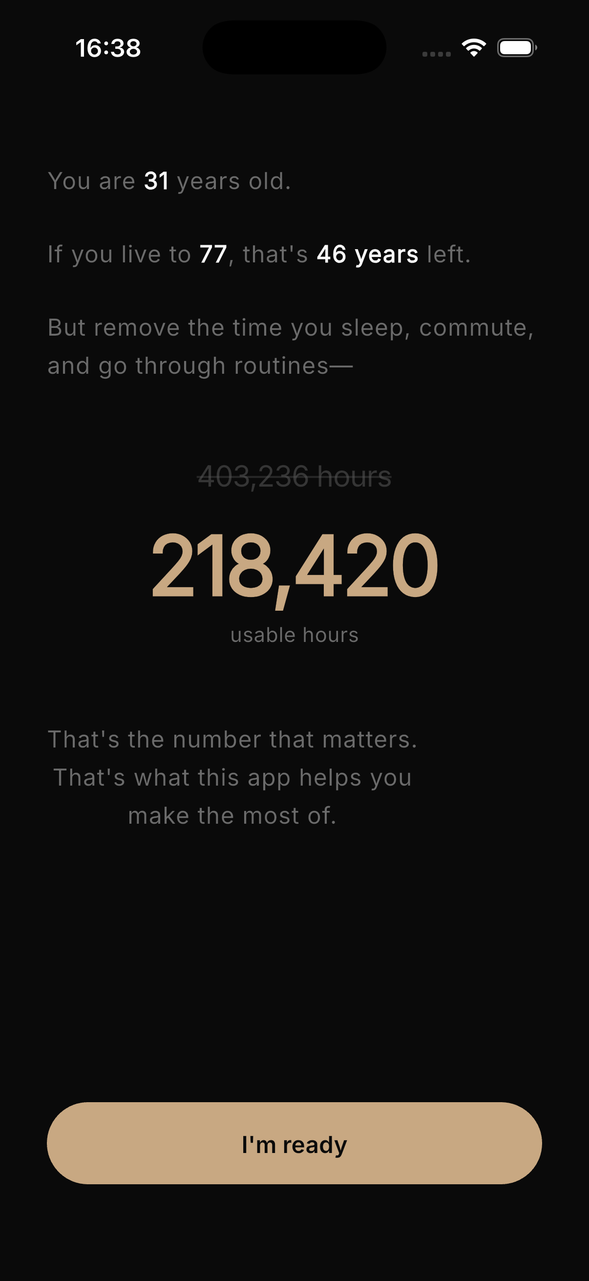 LongGame — Onboarding